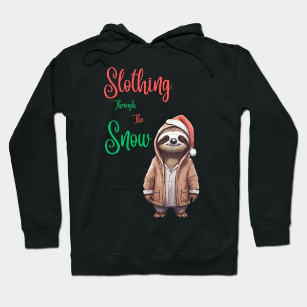 Christmas Sloth Hoodie by Trip Tank
